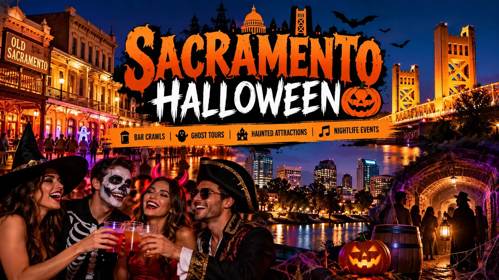 Sacramento Halloween 2026 Events & Bar Crawls PubCrawls